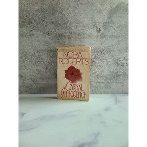 Carnal Innocence Romantic Suspense Paperback Book by Nora Roberts Jove 1992